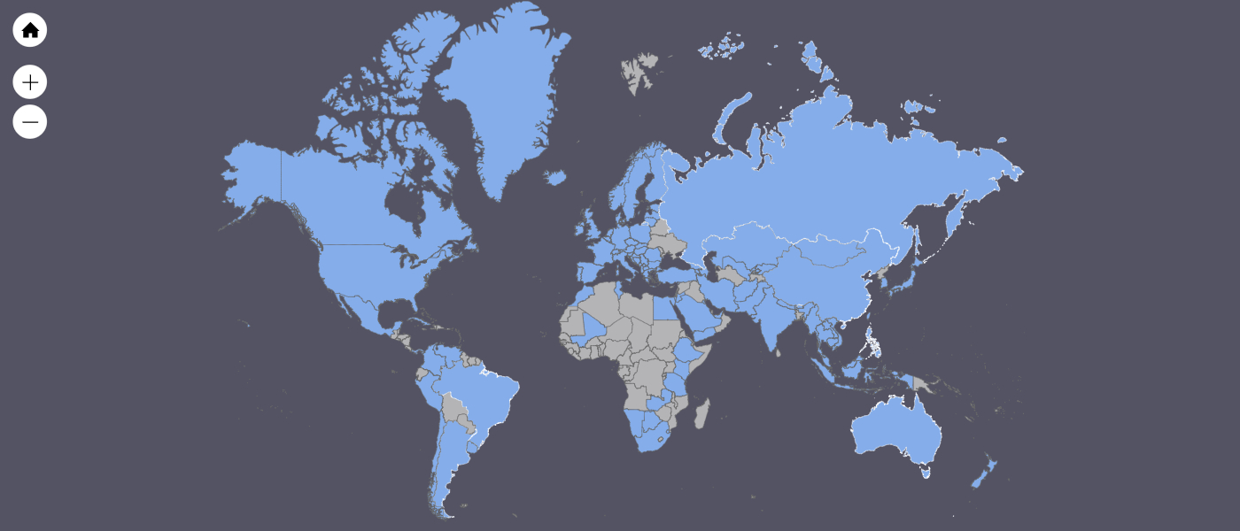 countries visited